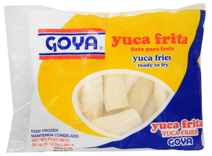 GOYA YUCA STEAK FRIES FROZEN 16/24OZ