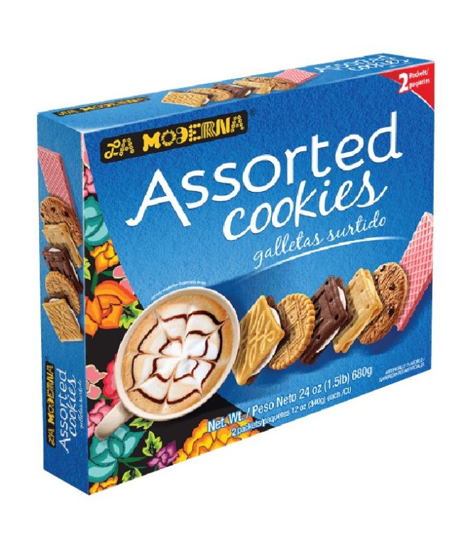 LA MODERNA ASSORTED COOKIES 10/24OZ