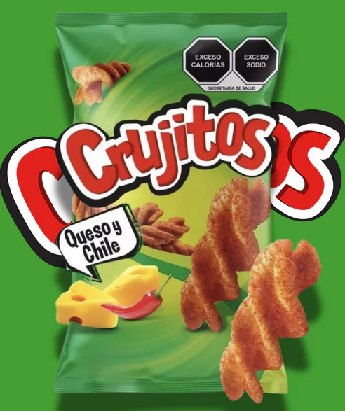 SABRITAS CRUJITOS QUESO CHILE 25/120G