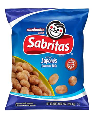 GAMESA SABRITAS JAPONES 12/7OZ