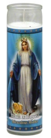ST JUDE MARIA MILAGROSA WHITE 12/8"