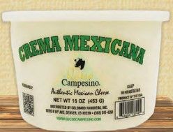 CAMPESINO CREMA MEXICANA 12/16OZ