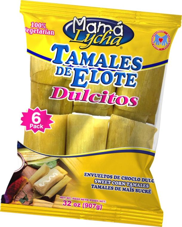 MAMA LYCHA TAMALES DE ELOTE DULCITOS (6PK) 20/32OZ
