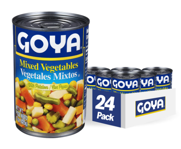 GOYA MIXED VEGETABLES 24/14.9OZ