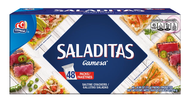 GAMESA SALADITAS MEX 42CT 12/17.7OZ