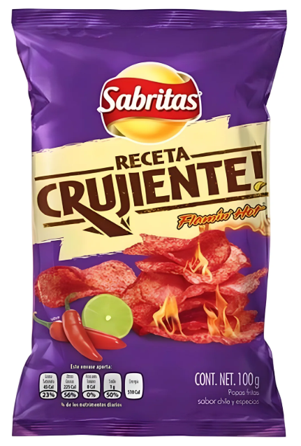 SABRITAS FLAMIN HOT CRUJIENTE 30/100G