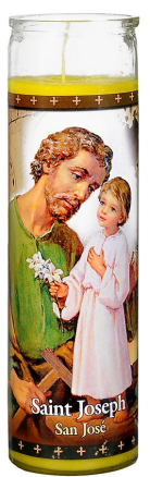 ST JUDE SAINT JOSEPH YELLOW 12/8"
