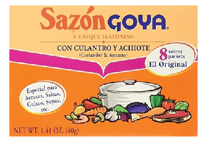 GOYA SAZON CULANTRO ACHIOTE 36/1.41OZ